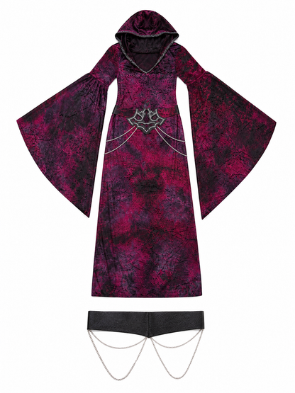 Gothic Hooded Costume Dress