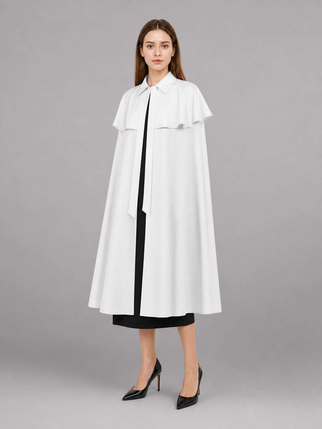 White Costume Cloak, Shirt Dress