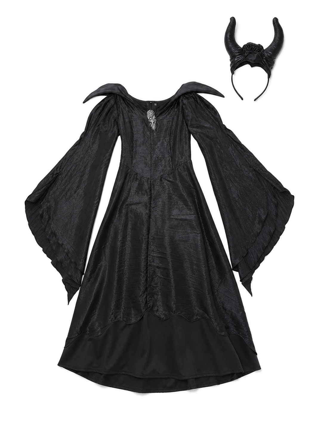 Halloween Costume: Dress and Horned Headpiece