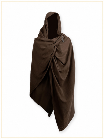 Brown Carnival Cloak with Hood included items