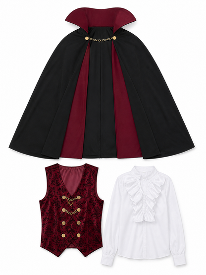 Count Costume: Victorian-Style Coat and Vest with Jabot