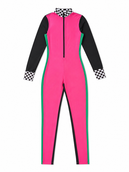 Professional Racing-Style Jumpsuit with Emblem