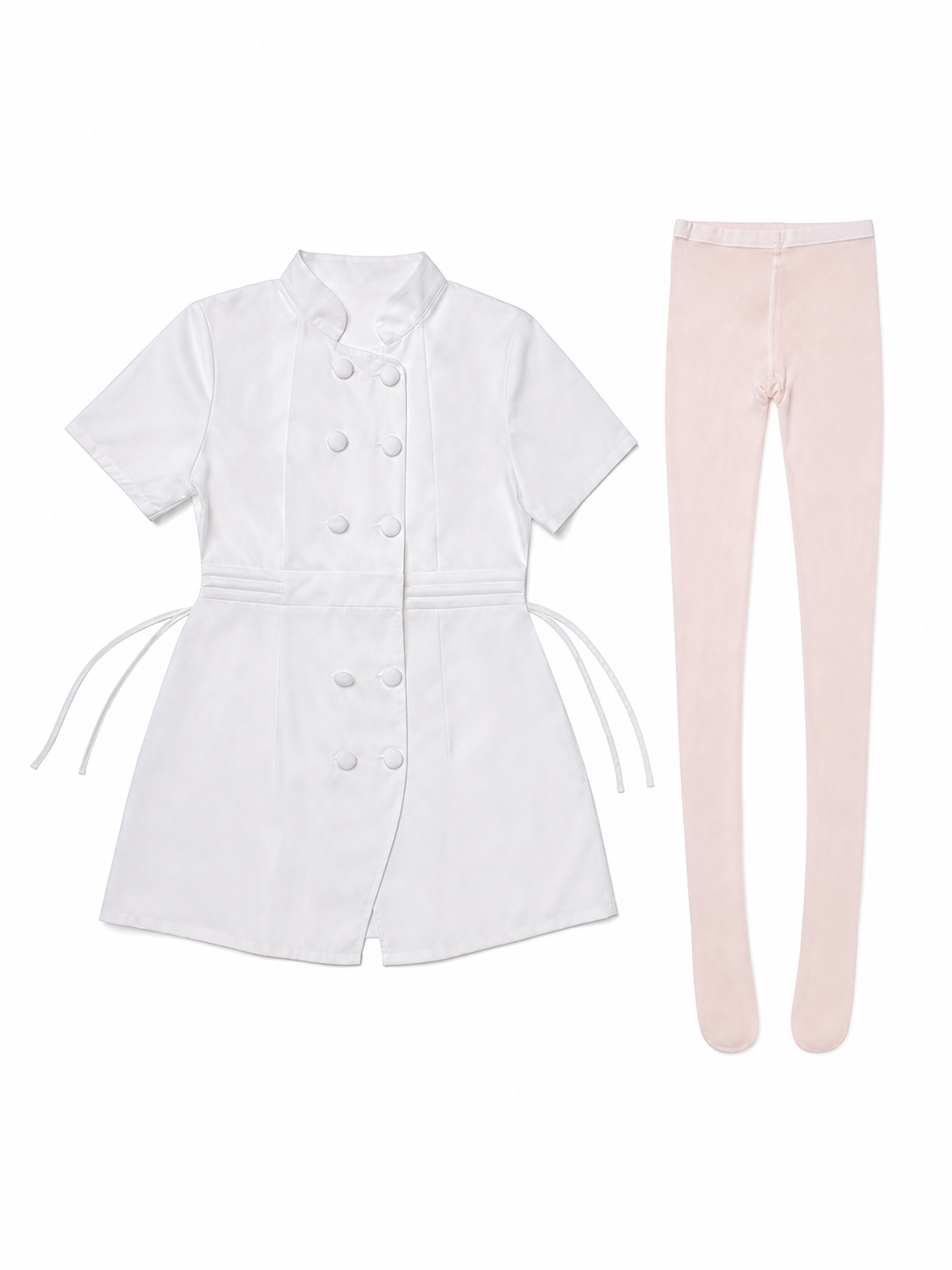 Nurse-style costume for cosplay and parties