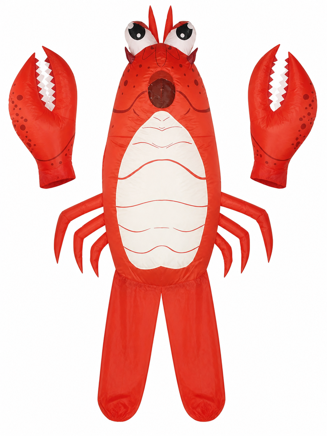 Inflatable Lobster Costume with Claws for Parties