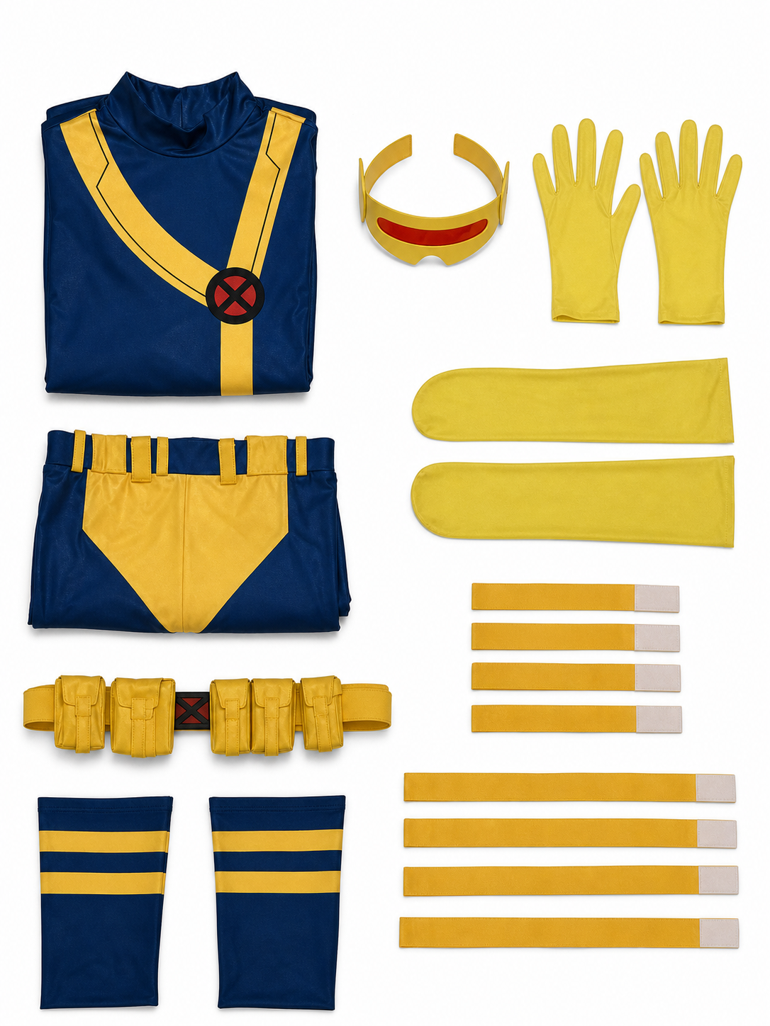 X-Men ’97 Cosplay Jumpsuit with Accessories