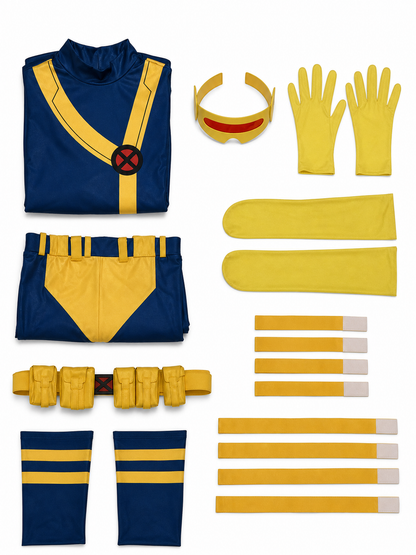 X-Men ’97 Cosplay Jumpsuit with Accessories