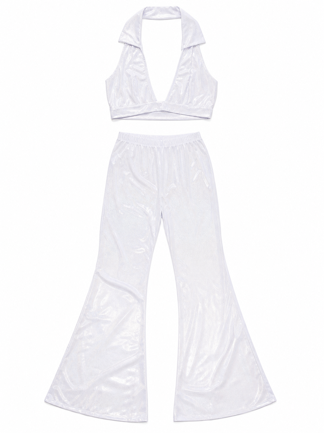 Disco-Style Cosplay Costume: Top and Pants