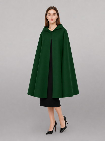 Green Carnival Cloak with Hood