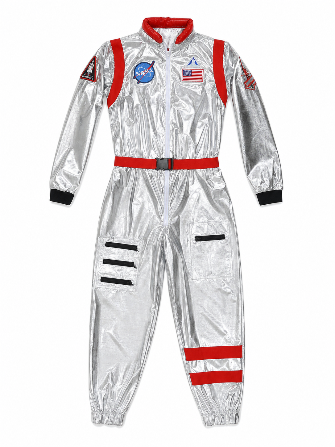 Silver Astronaut Spacesuit Costume for Cosplay