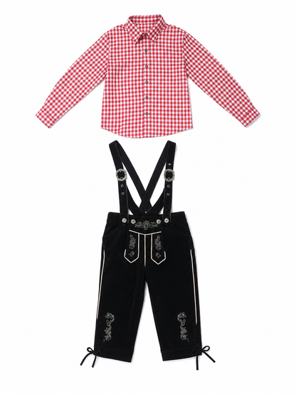 Carnival costume: plaid shirt and pants