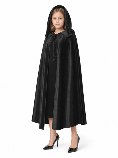 Black Hooded Costume Cape, Cosplay
