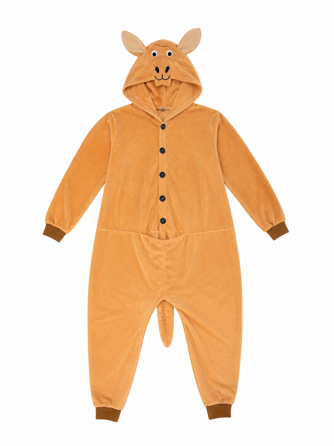 Kangaroo Hooded Costume Jumpsuit