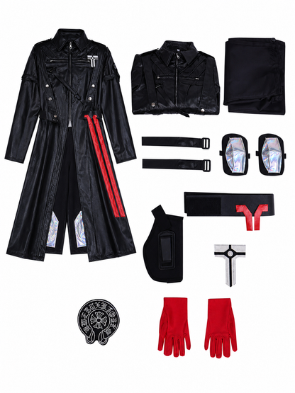Gehros Cosplay Costume: Long Coat, Pants