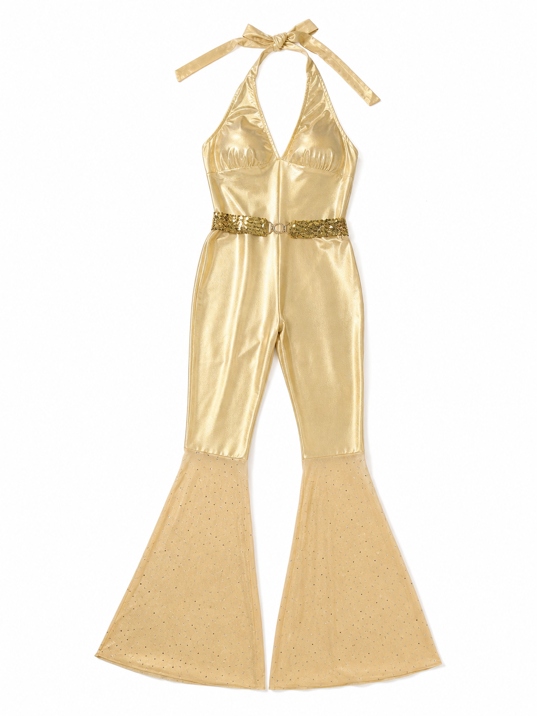 Retro Disco Flared Carnival Jumpsuit