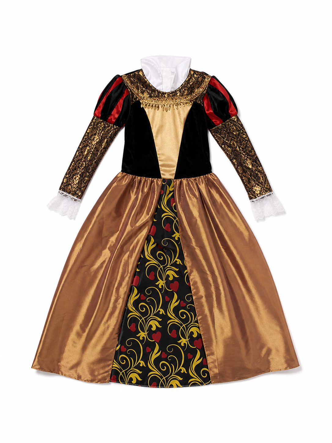 Red Queen cosplay dress in a fantasy style