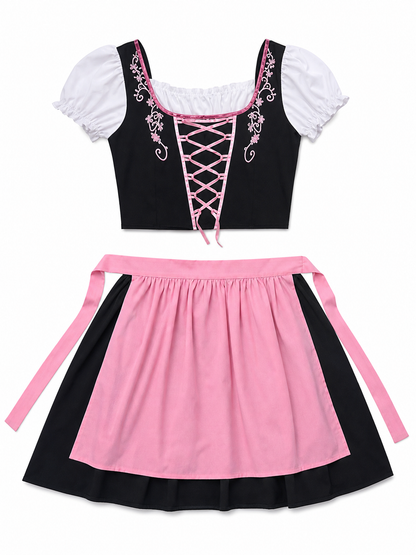 Women's Beer Girl Dress, Bavarian Costume included items