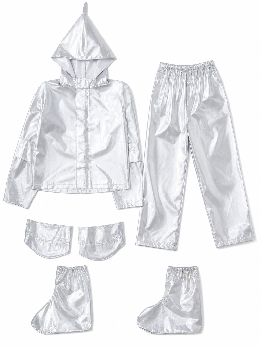 Iron Woodcutter Costume with Hood for Role-Playing