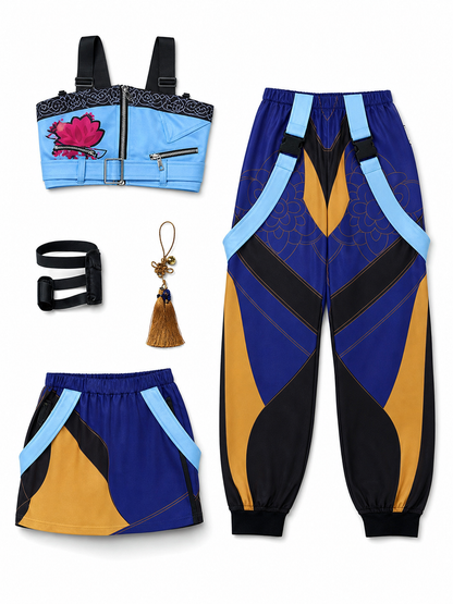 Demon Hunter cosplay costume with accessories