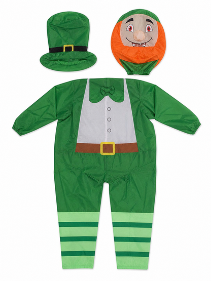 Green Inflatable Leprechaun Costume for Celebrations
