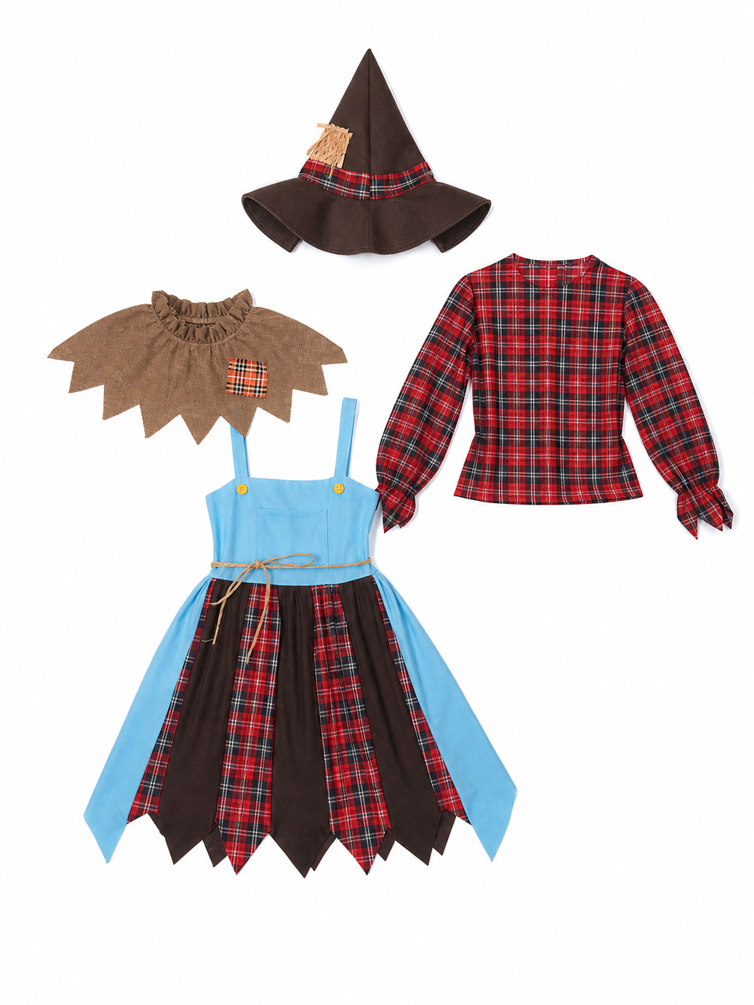Scarecrow Costume: Dress and Hat