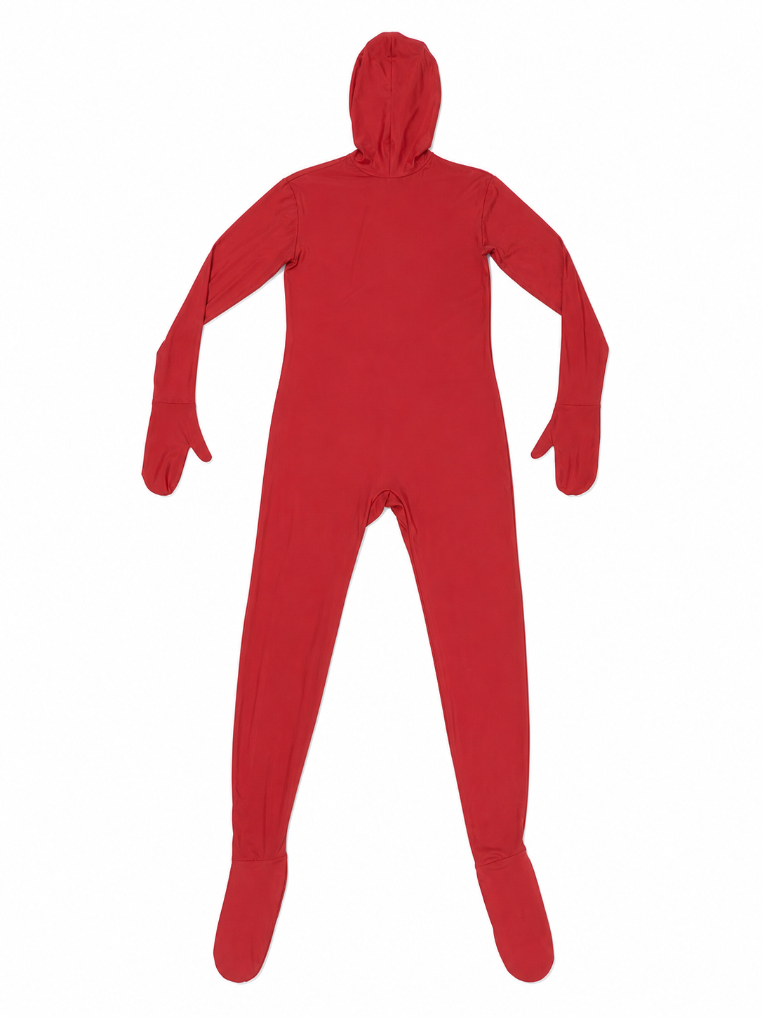 Burgundy Morph Suit Costume with Hood