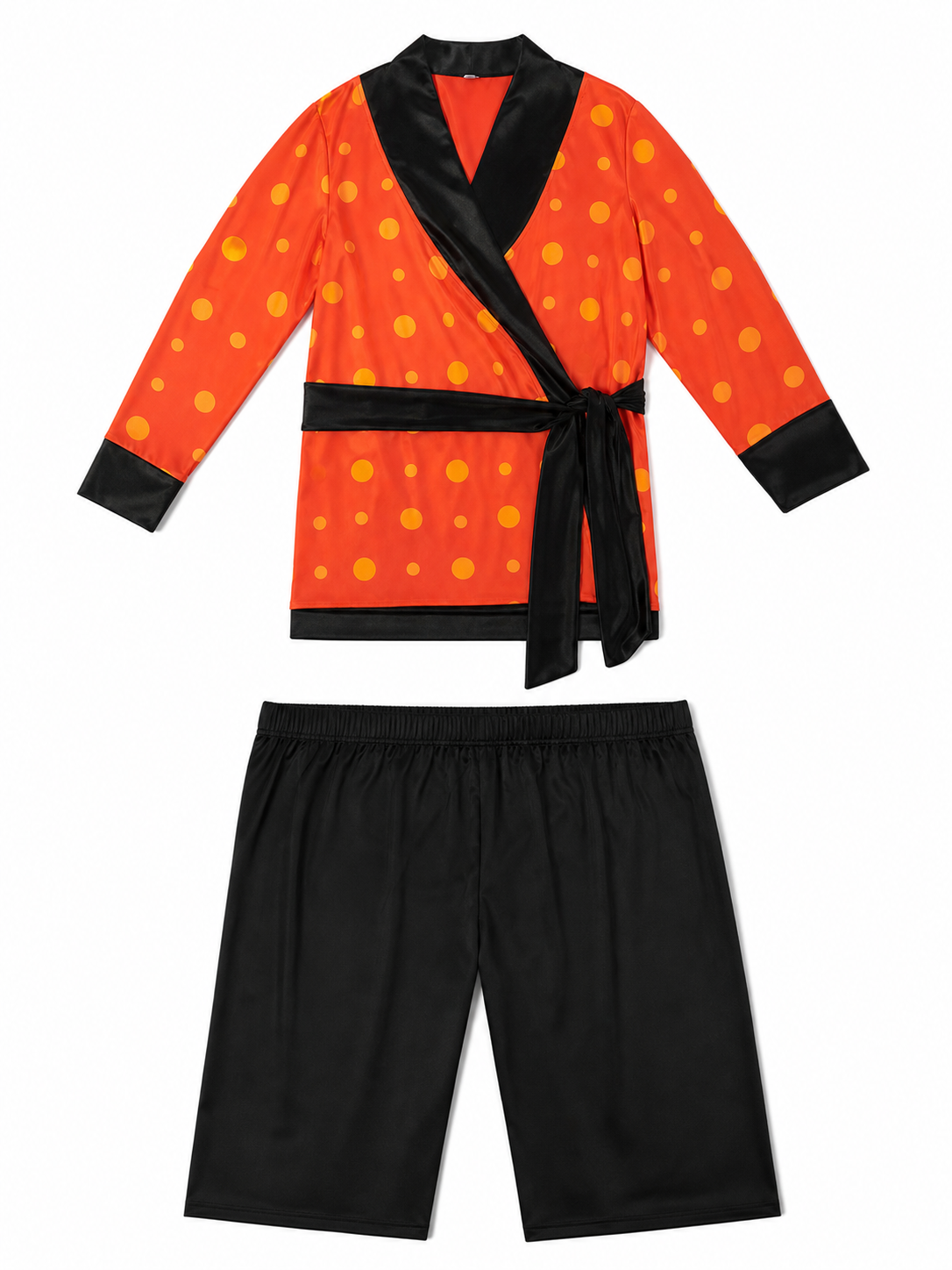 Carnival costume with tunic, pants, and slippers