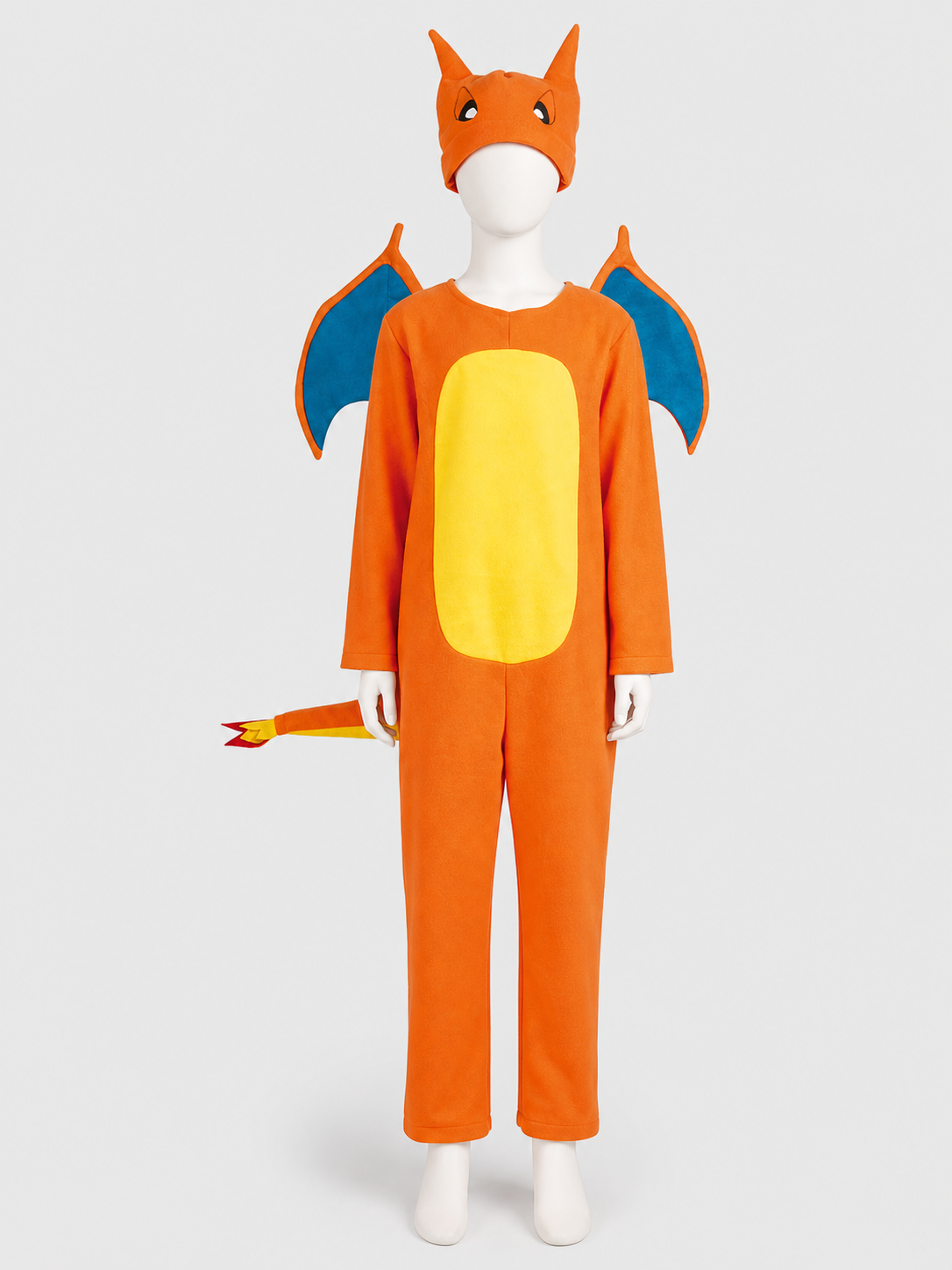 Charizard Cosplay Jumpsuit with Wings and Tail
