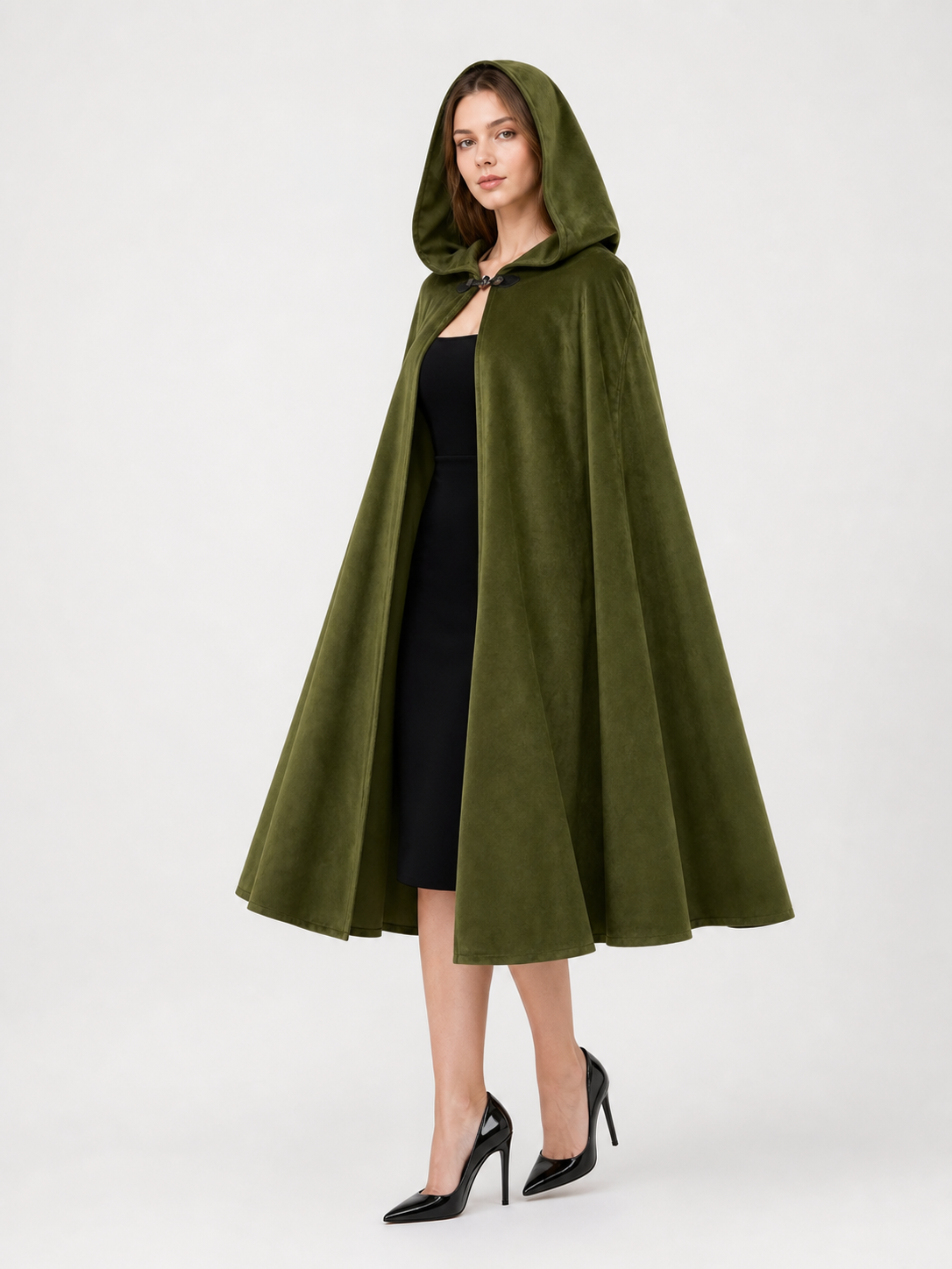 Green Hooded Carnival Cloak, Theatrical