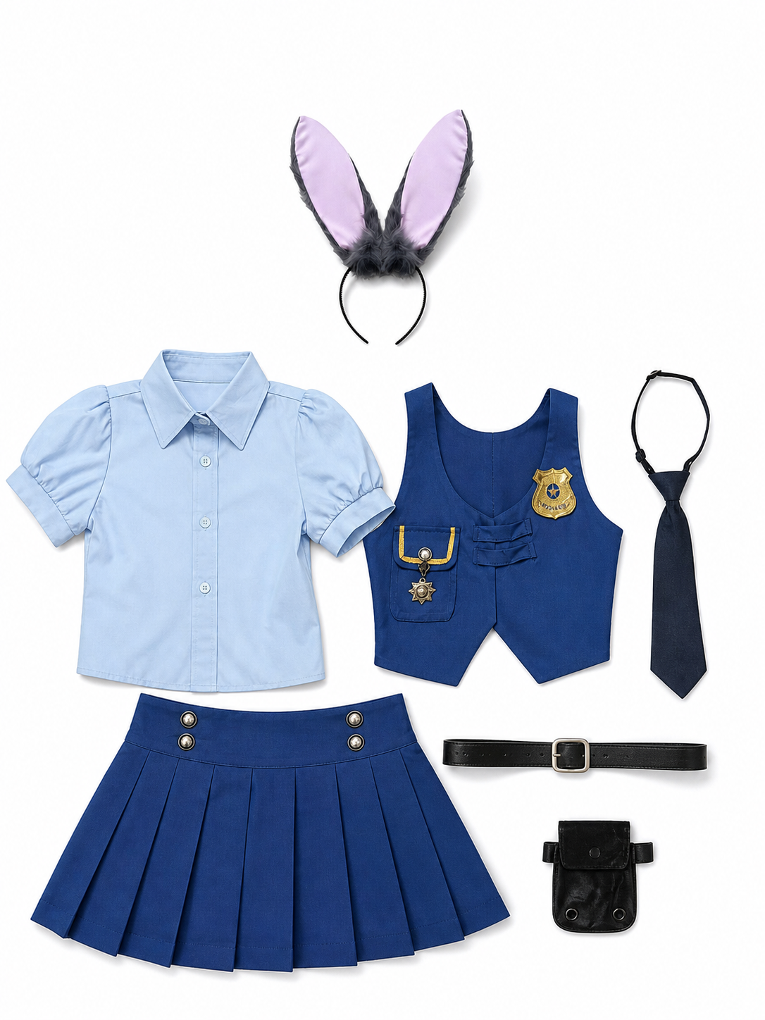 JUDY “Zootopia” Costume with Ears included items