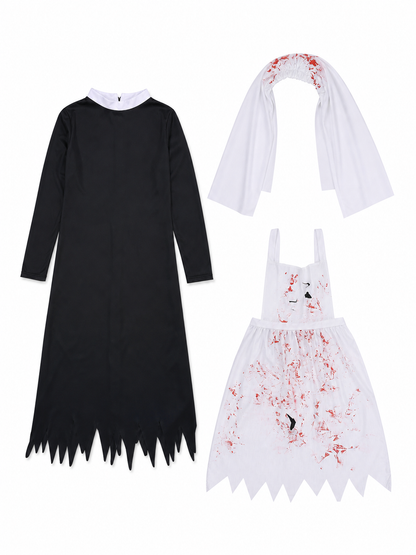 Ritual Robe with Bloody Print for Halloween included items