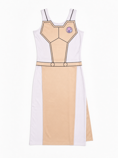 Cosplay Costume: Sleeveless Geometric Dress