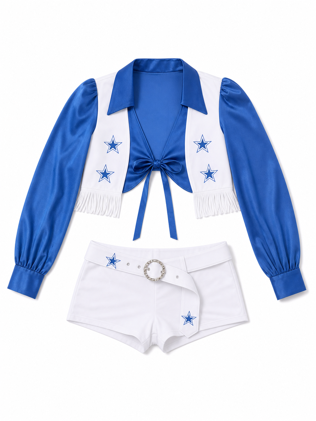 Stage Costume: Cropped Jacket, Top, and Shorts