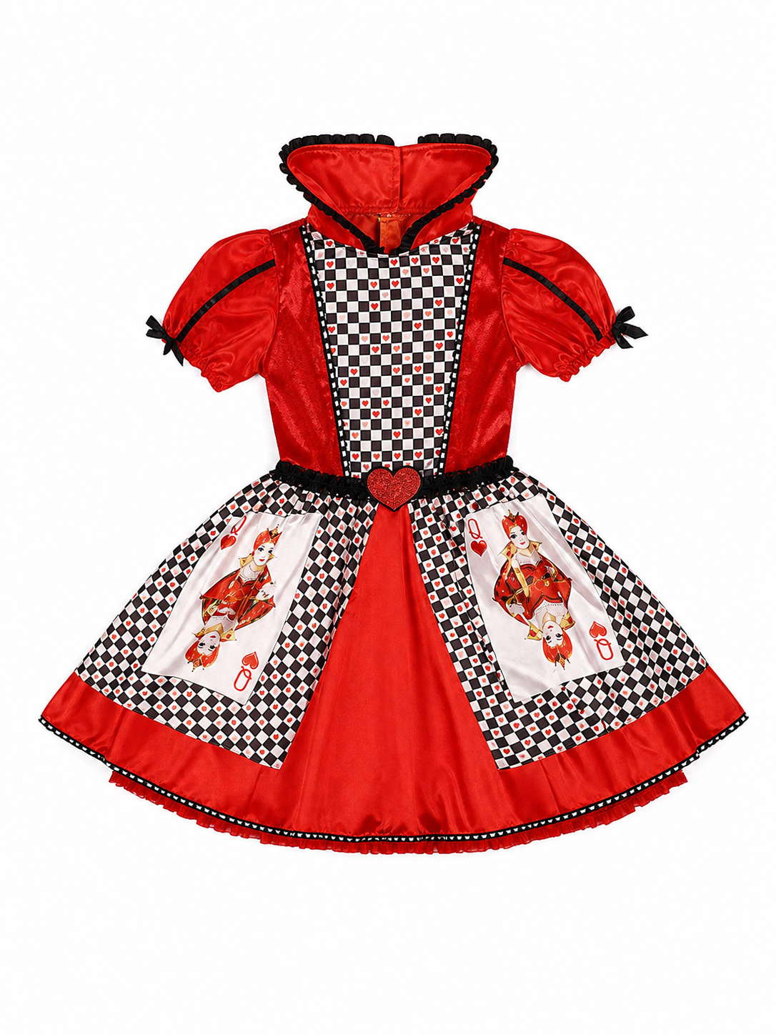 Theatrical Dress in a Card Suit Style