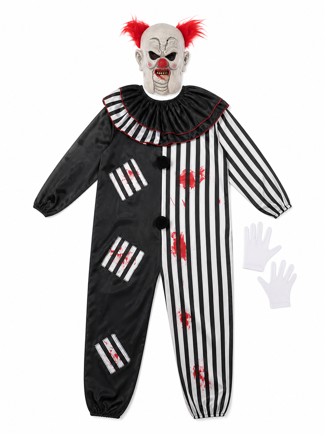 Evil Clown Costume for Halloween and Themed Parties