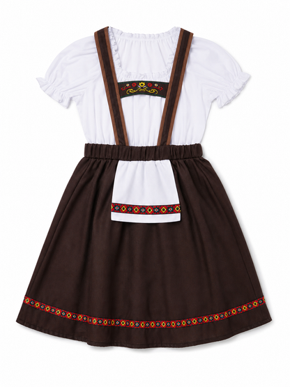 Bavarian Folk-Style Costume Dress