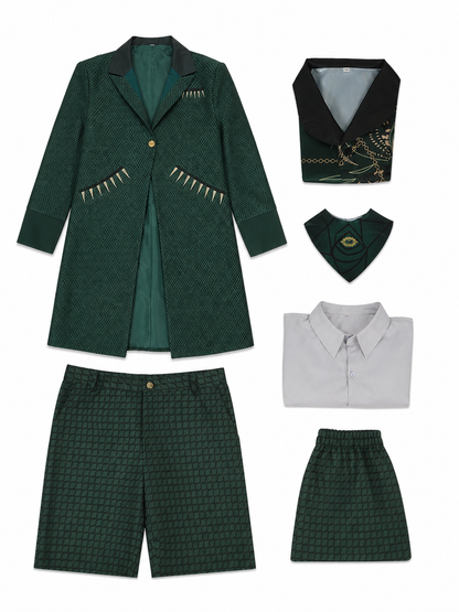 The Wizard of Oz Cosplay Costume, Green Set