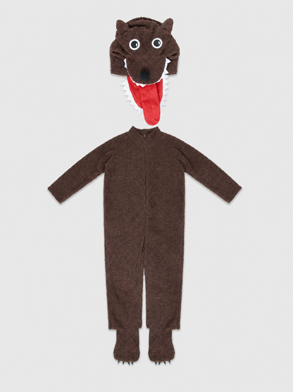 Wolf Costume, Jumpsuit with Headpiece