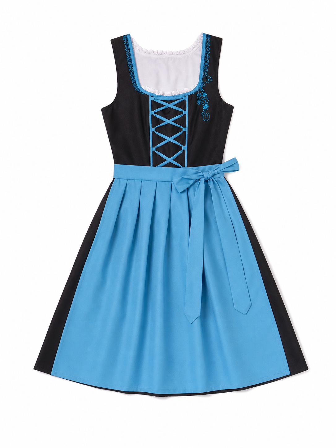 Dirndl-Style Carnival Dress with Apron