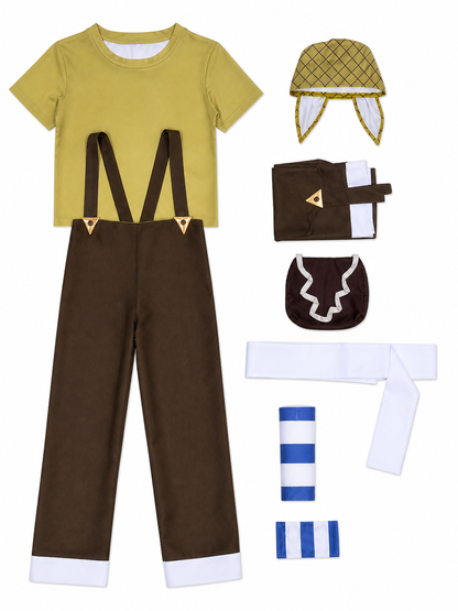 Usopp One Piece Cosplay Costume with Accessories