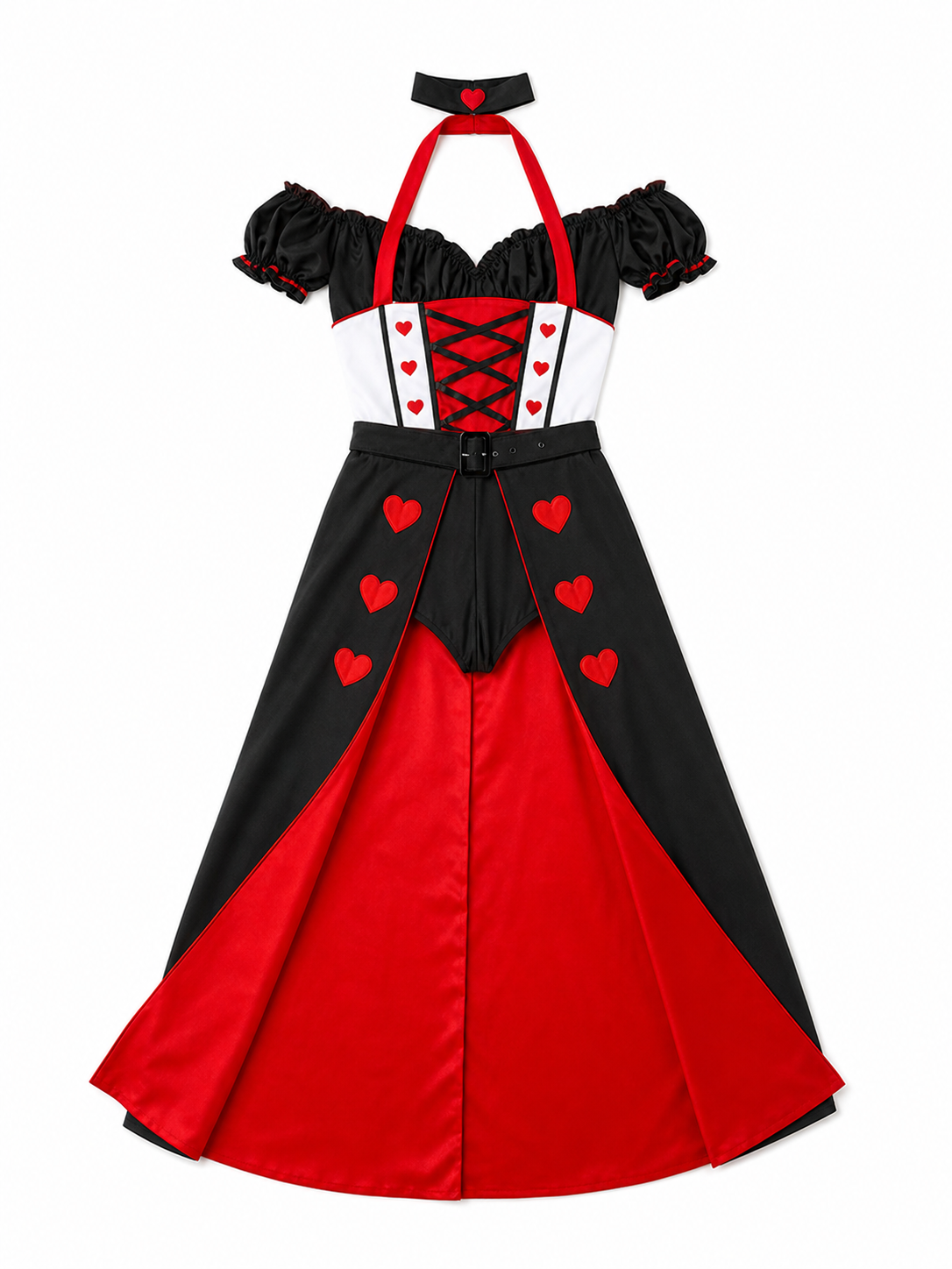 Playing Card Costume with Crown for Cosplay and Performances