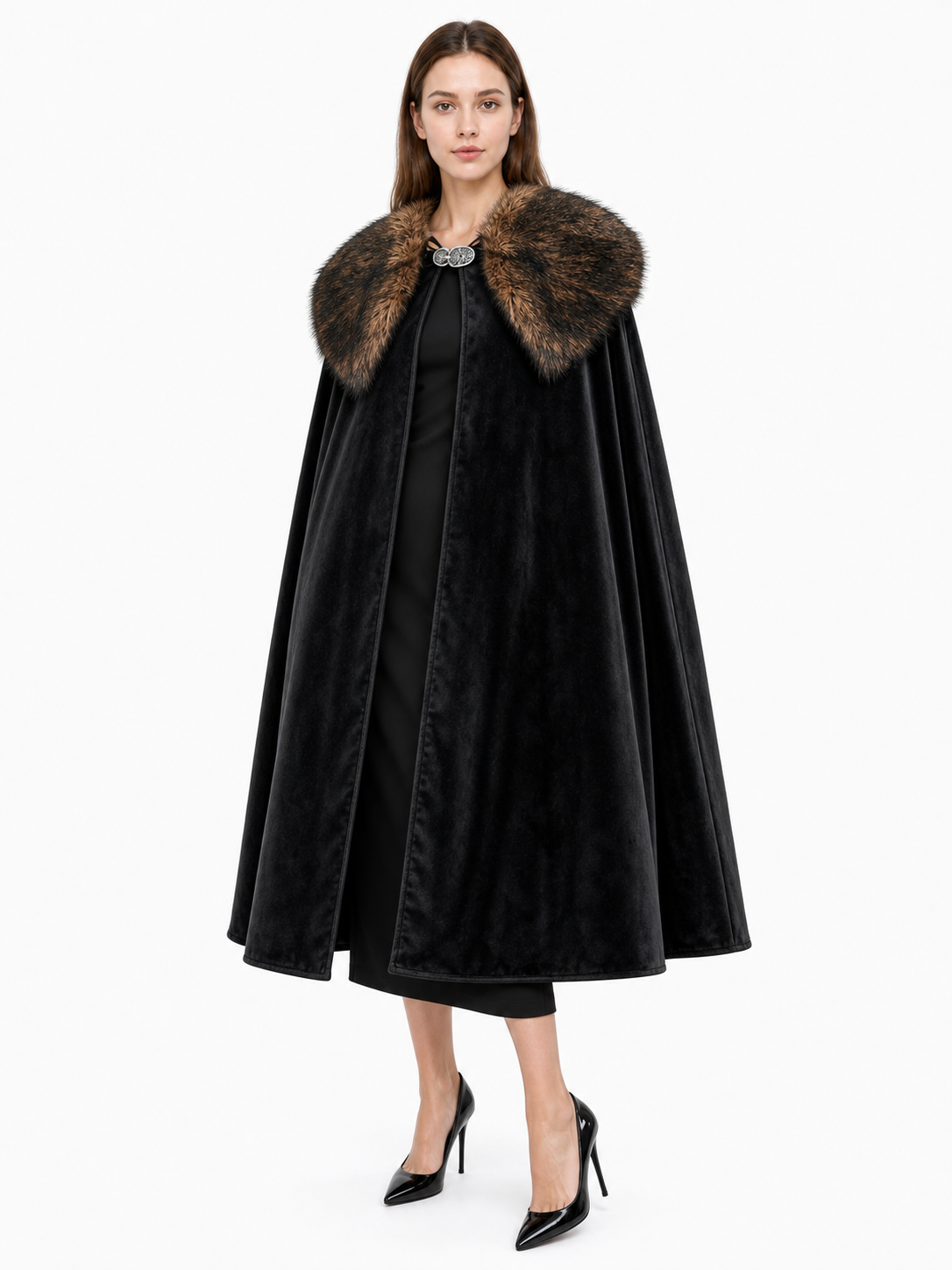 Black and Coffee Carnival Cloak, Medieval