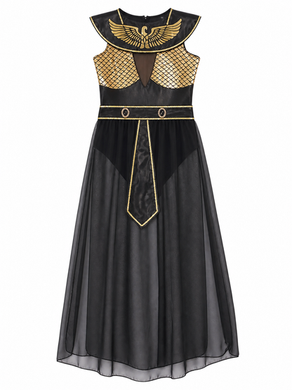 Cleopatra Costume, Long Dress included items