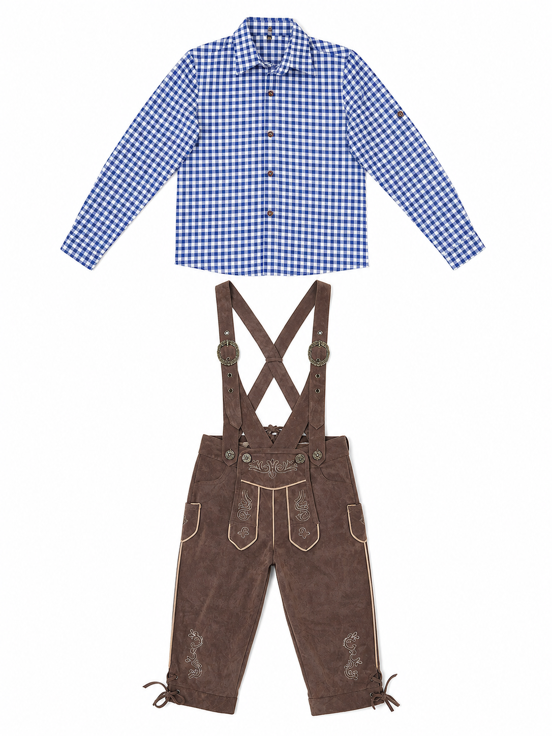 Oktoberfest Costume: Plaid Shirt and Pants