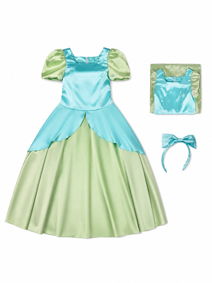 Cinderella Cosplay Costume: Dress with Bow and Headband