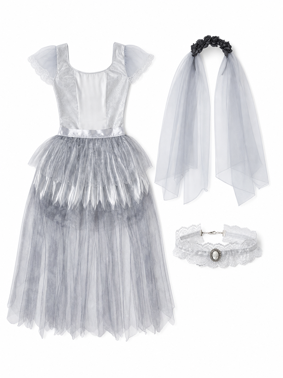 Gothic Halloween cosplay costume dress