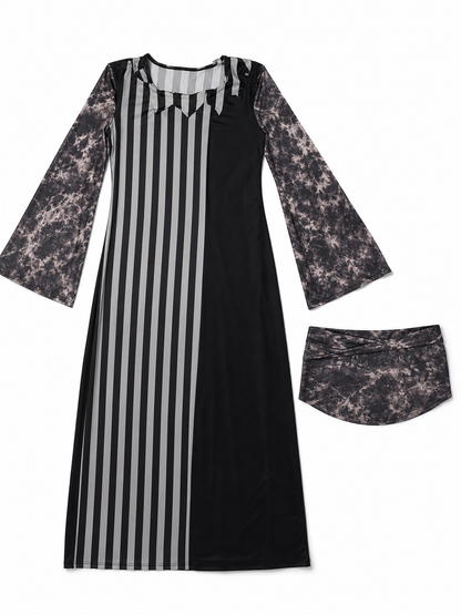 Gothic Style Halloween Costume Dress included items