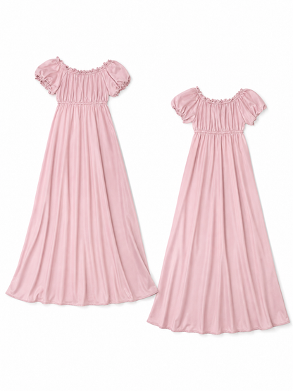 Pink Bridgerton dress for a ball and cosplay
