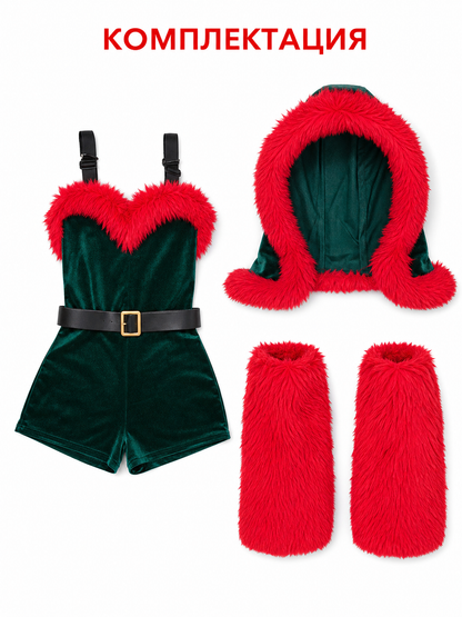 Holiday Character Cosplay Costume with Hood