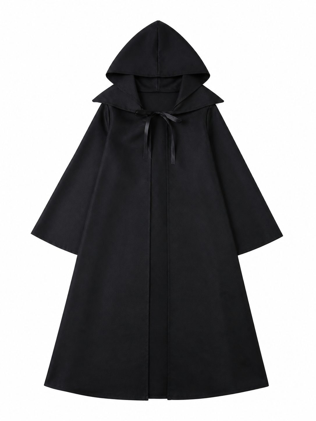 Black Costume Hooded Cape for Cosplay