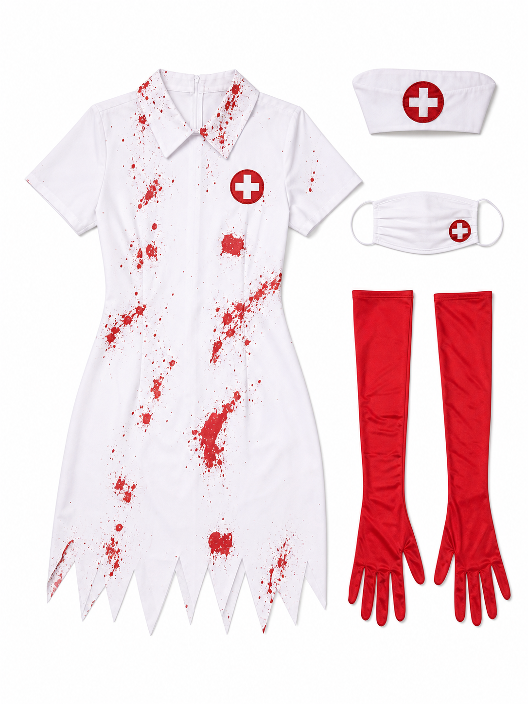 Zombie Nurse Costume for Halloween and Cosplay